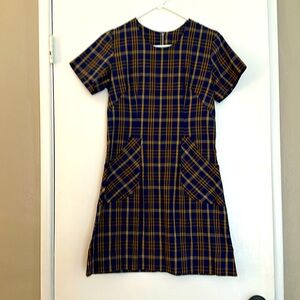 Vintage hand sewn dress, 1970s